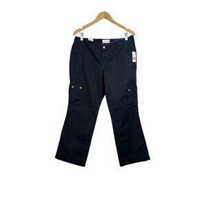 Old Navy Y2K Women’s Black Cargo Bootcut Pants Size 12 NWT